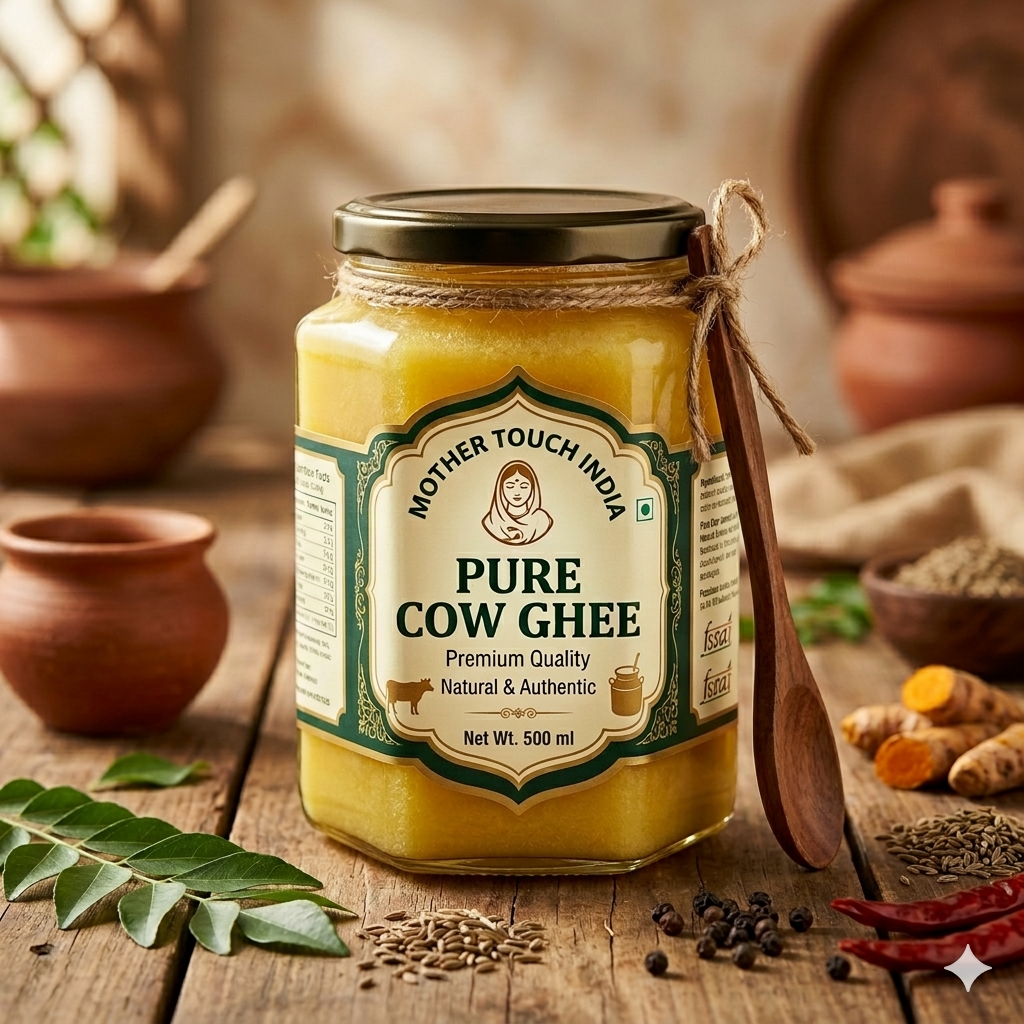 Mother Touch Pure Cow Ghee (500 ml)