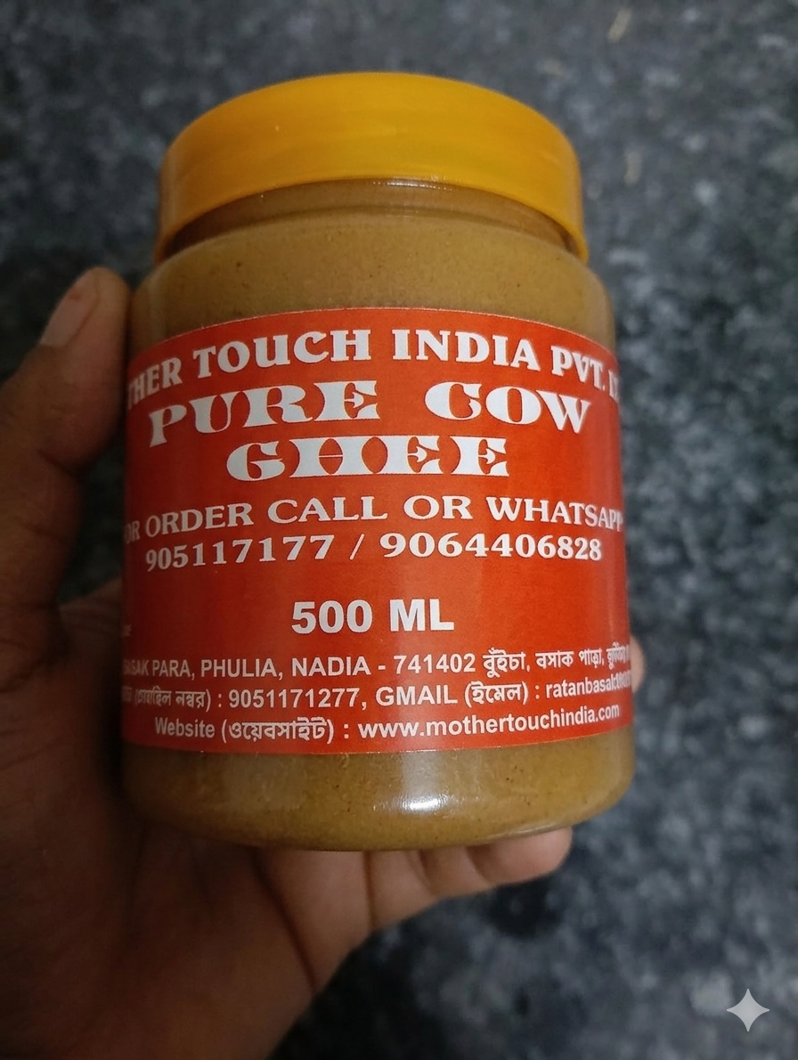 Mother Touch Pure Cow Ghee (500 ml) - Image 2