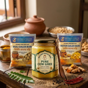 Combined Products of Ghee (500 ml), Biuli Daler Bori (350 Gram), Motor Daler Bori (350 Gram)